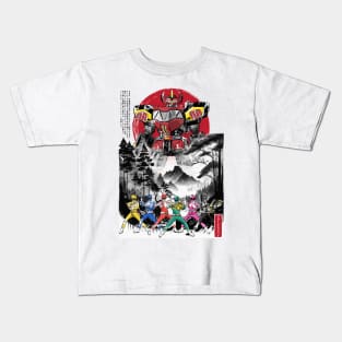 Rangers in Japan sumi-e Kids T-Shirt